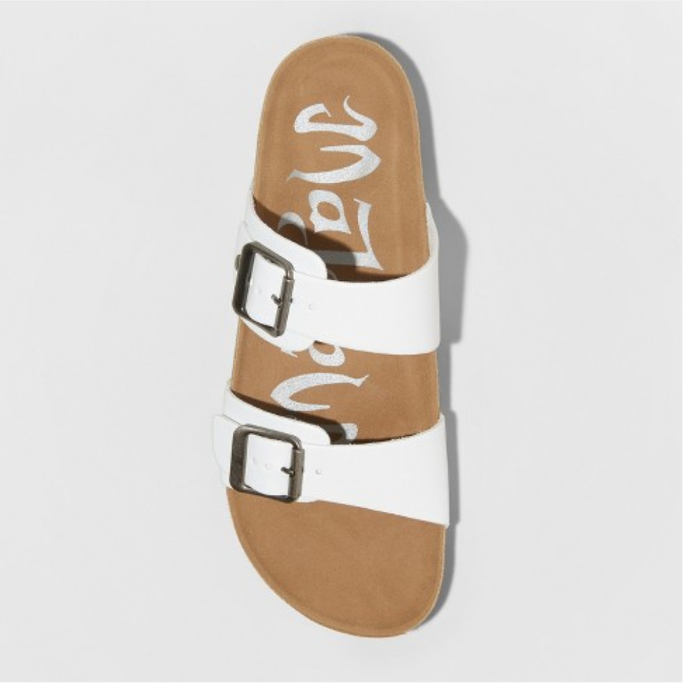 Women's Mad Love Keava Footbed Sandal White - Picture 6 of 6